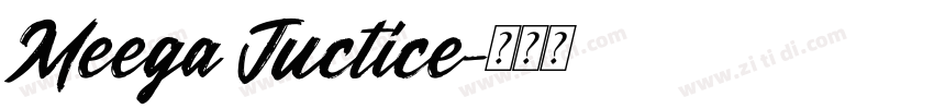 Meega Juctice字体转换